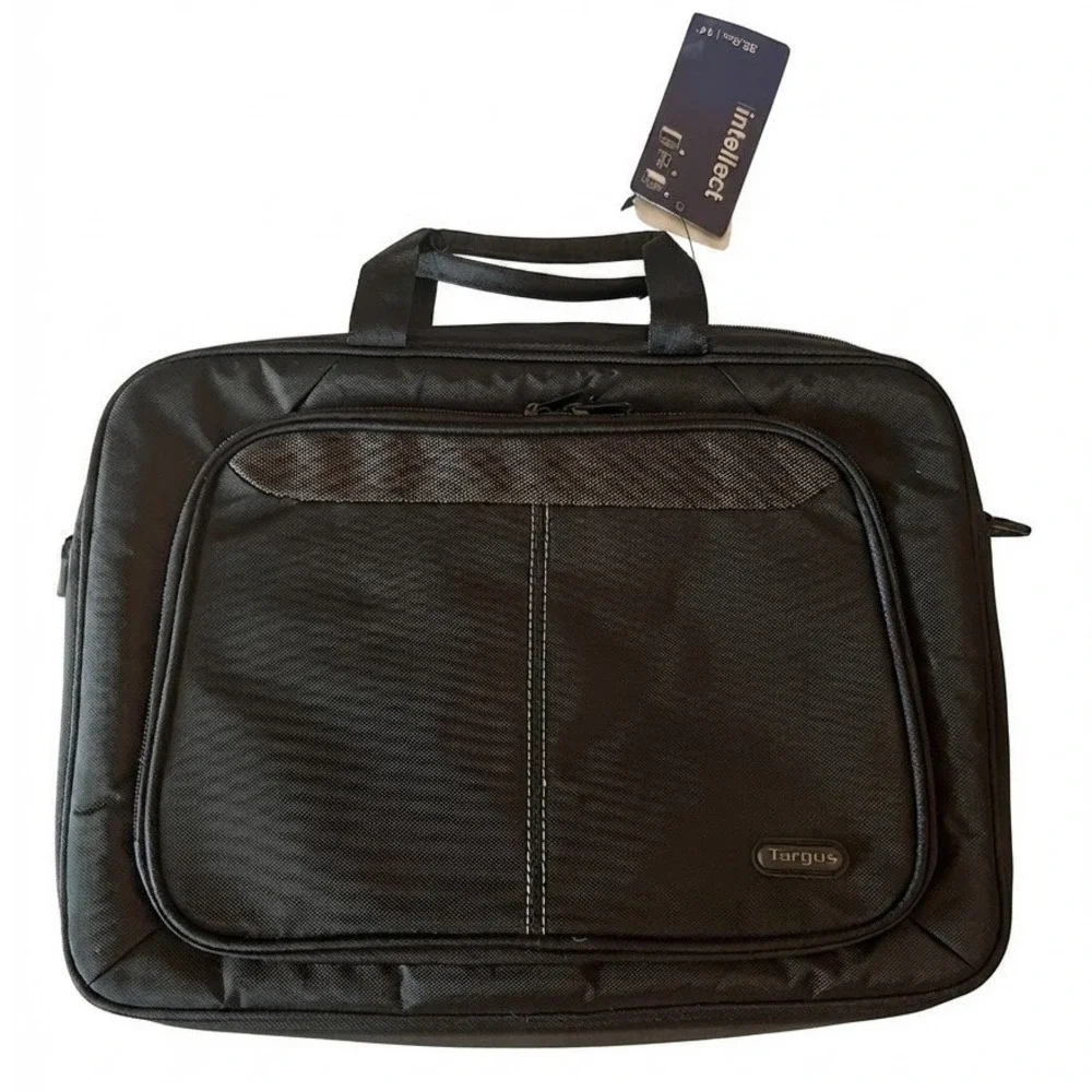 Targus Intellect 14 Inch Laptop Briefcase Black Professional Bag TBT240 NWT
